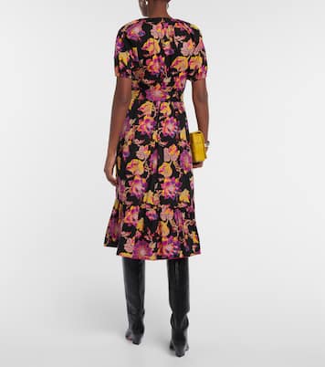 Lindy floral cotton midi dress | Diane von Furstenberg
