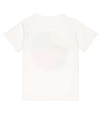 T-shirt in jersey di cotone con stampa | Stella McCartney Kids