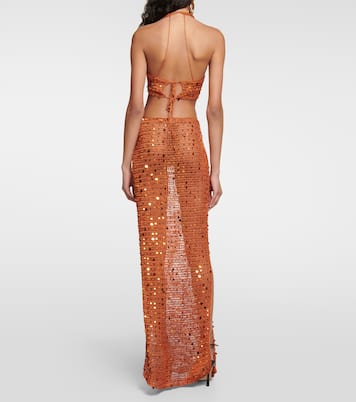 Maxikleid Morel mit Pailletten | Aya Muse