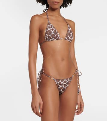 Braga de bikini Chain estampada | Bananhot