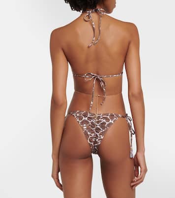 Braga de bikini Chain estampada | Bananhot
