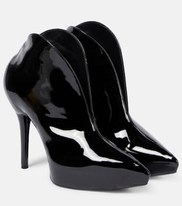 Botines Booties Slick de charol | Alaïa