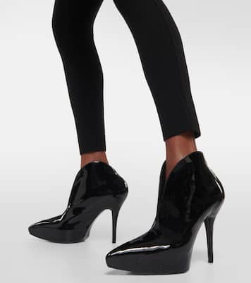 Botines Booties Slick de charol | Alaïa