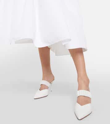 Mules Maureen 100 aus Leder | Malone Souliers