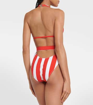 Portofino bañador halter a rayas | Dolce&Gabbana