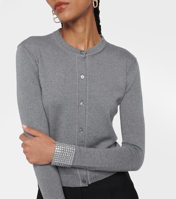 Embellished virgin wool cardigan | Valentino
