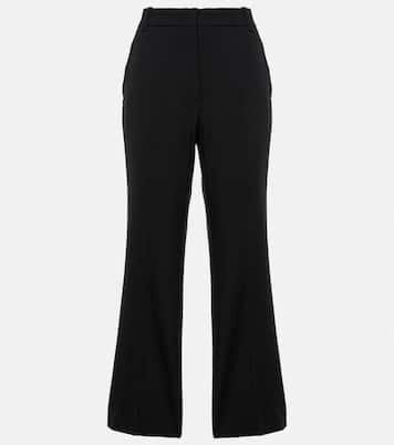 Pantalon raccourci en laine mélangée | Chloé