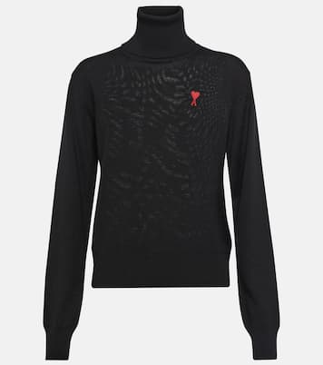 Ami De Cœur wool turtleneck sweater | Ami Paris
