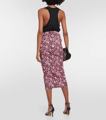 Falda midi de jersey fruncido | Marant Etoile