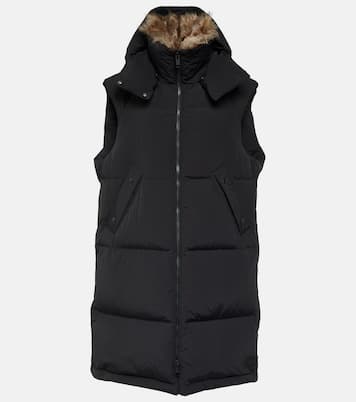 Piumino senza maniche con shearling | Yves Salomon