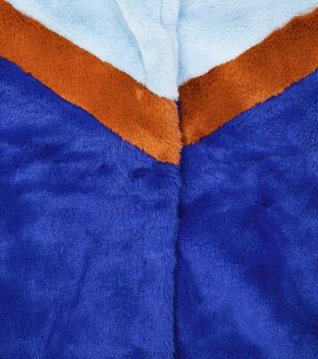 Haili colorblocked faux fur coat | Molo