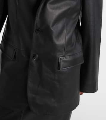 Blazer oversized de piel | Wardrobe.NYC