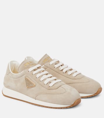 Rank suede sneakers | Prada