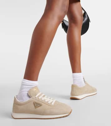 Rank suede sneakers | Prada