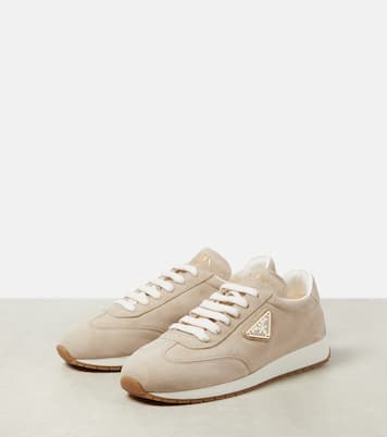 Rank suede sneakers | Prada