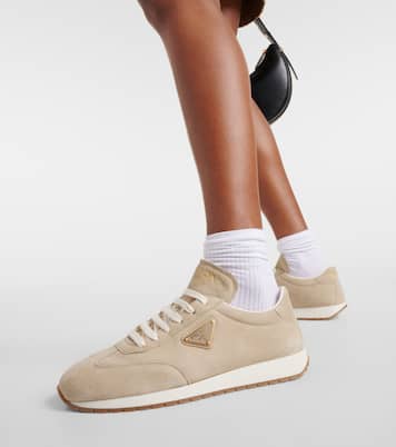 Rank suede sneakers | Prada