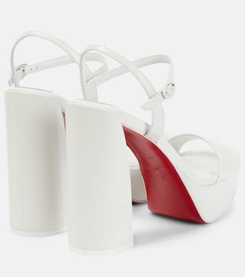 Sandales à plateau Movida Jane 130 en cuir | Christian Louboutin