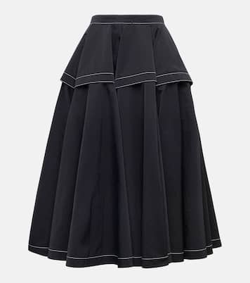 Gonna mini a pieghe | Bottega Veneta