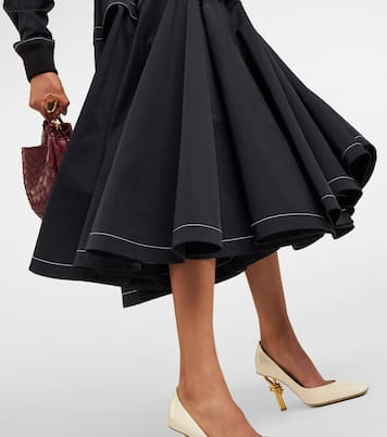Gonna mini a pieghe | Bottega Veneta