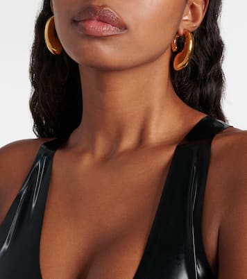 Boucles d’oreilles Drip en plaqué or | Alaïa