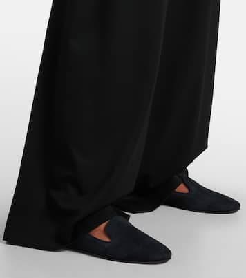 Slip-Ons Tippi aus Veloursleder | The Row