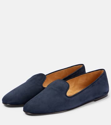 Slip-Ons Tippi aus Veloursleder | The Row