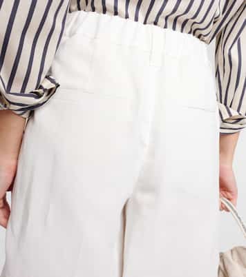 Shorts in twill | Brunello Cucinelli