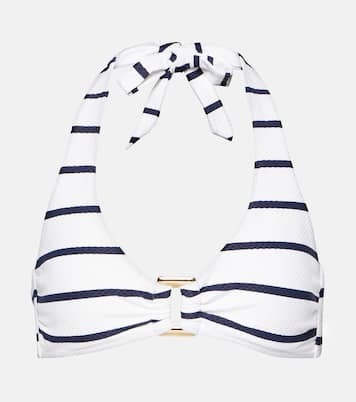 Top de bikini halter a rayas | Heidi Klein