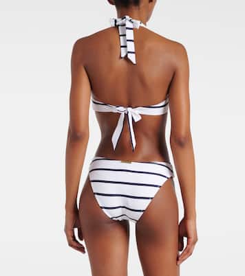 Top de bikini halter a rayas | Heidi Klein
