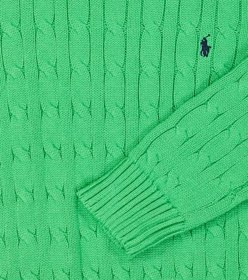 Cable-knit cotton sweater | Polo Ralph Lauren Kids