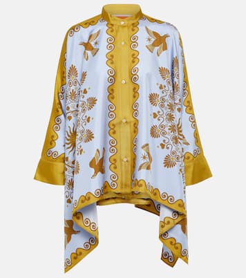 Camicia Foulard in twill di seta | La DoubleJ