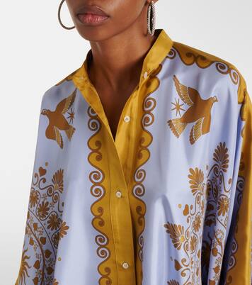Camicia Foulard in twill di seta | La DoubleJ