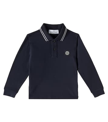 Polo de mezcla de algodón | Stone Island Junior