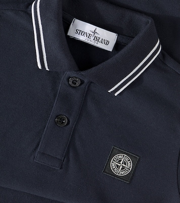 Polo de mezcla de algodón | Stone Island Junior