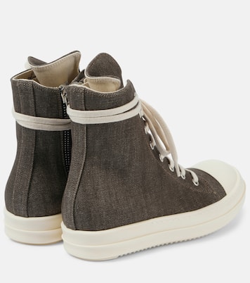 Zapatillas altas DRKSHDW de denim | Rick Owens