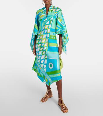 Caftano Vivara in twill di seta | Pucci