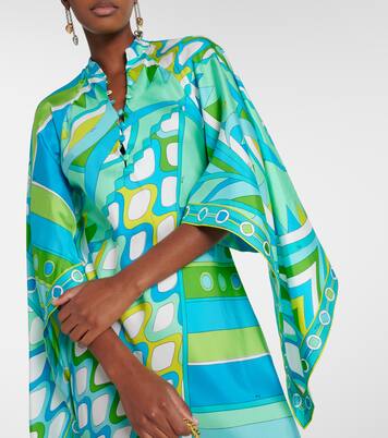 Caftano Vivara in twill di seta | Pucci