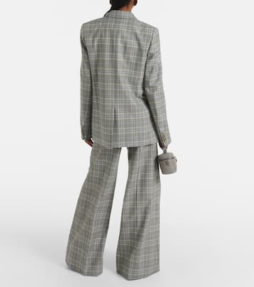 Prince of Wales check wool blazer | Stella McCartney