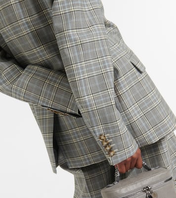 Prince of Wales check wool blazer | Stella McCartney