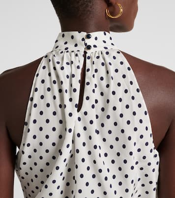 Top Kovi in misto seta a pois | Veronica Beard