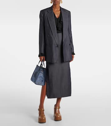 Jupe crayon en laine mélangée | Etro