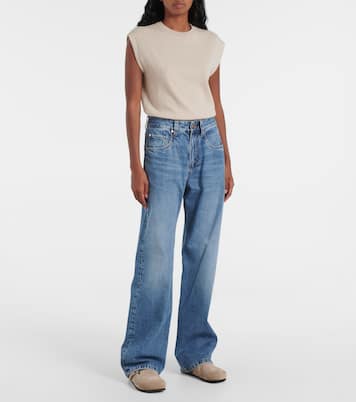 Jeans rectos de tiro alto | Brunello Cucinelli