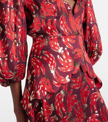 Abito midi Bossa Banana in jacquard | Farm Rio