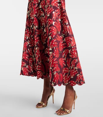 Abito midi Bossa Banana in jacquard | Farm Rio