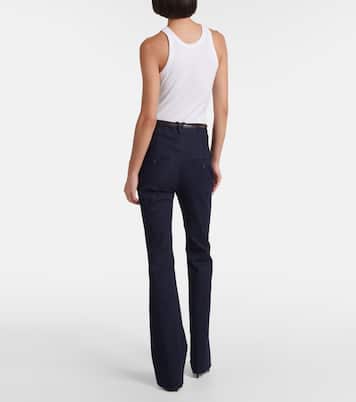 Jeans bootcut Gracie de tiro alto | Veronica Beard