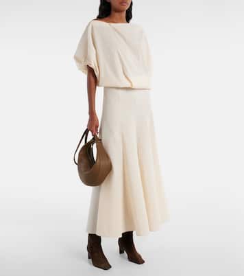 Borsa a spalla Augustina Small in pelle | Khaite