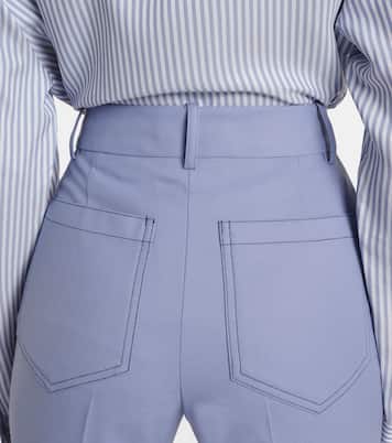 Pantalones rectos Alina de tiro alto | Victoria Beckham
