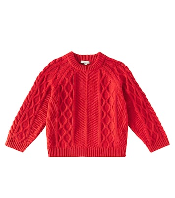 Callio cable-knit wool and cotton sweater | Liewood