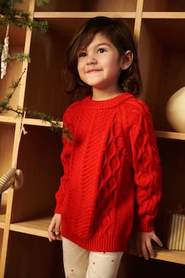 Callio cable-knit wool and cotton sweater | Liewood