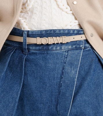 Ceinture en cuir à logo | Loewe